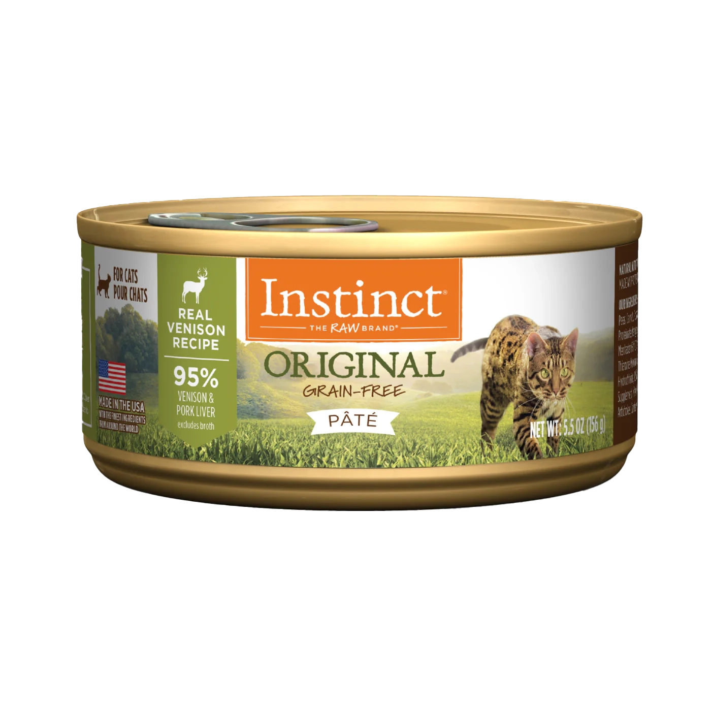 Instinct 經典無穀物系列 無穀物 貓主食罐頭 ( 鹿⾁)