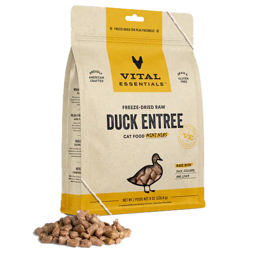 Vital Essentials MINI NIBS – Duck Entrée(鴨肉凍乾迷你肉粒)