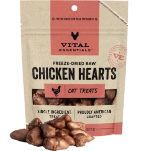 Vital Essentials TREATS – Freeze-Dried Chicken Hearts（雞心凍乾原肉小食）