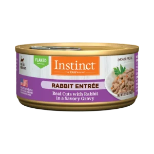 Instinct 無穀物⾁汁兔⾁⽚貓⽤主食罐頭