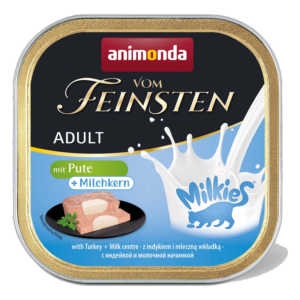 Animonda Vom Feinsten 成貓肉泥餐盒 火雞肉+牛奶夾心 100g