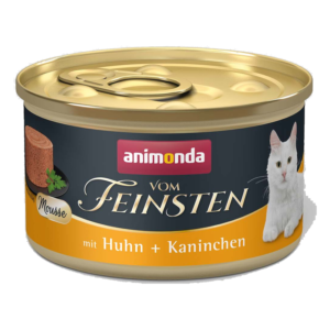 Animonda Vom Feinsten 成貓慕斯罐 雞肉+兔肉 85g