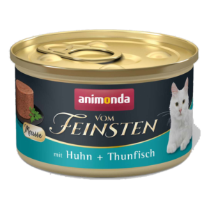 Animonda Vom Feinsten 成貓慕斯罐 雞肉+吞拿魚 85g