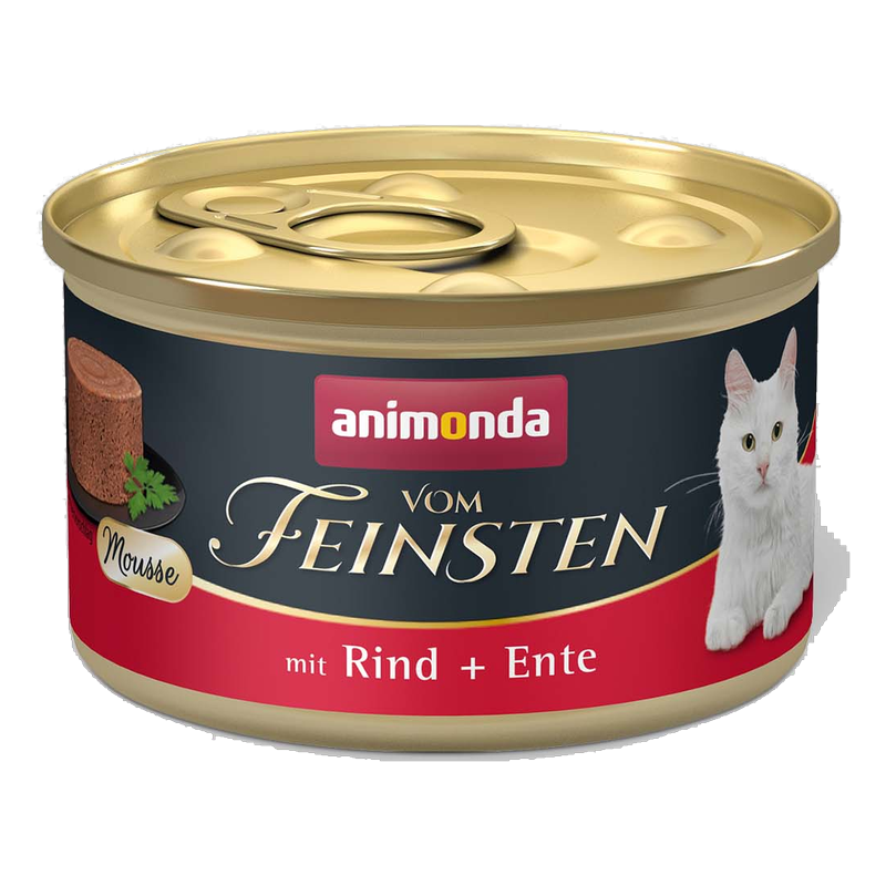Animonda Vom Feinsten 成貓慕斯罐 牛肉+鴨肉 85g