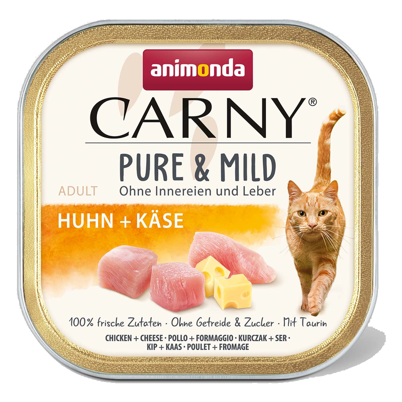 Animonda Carny Pure & Mild 成貓餐盒 雞肉+芝士 100g