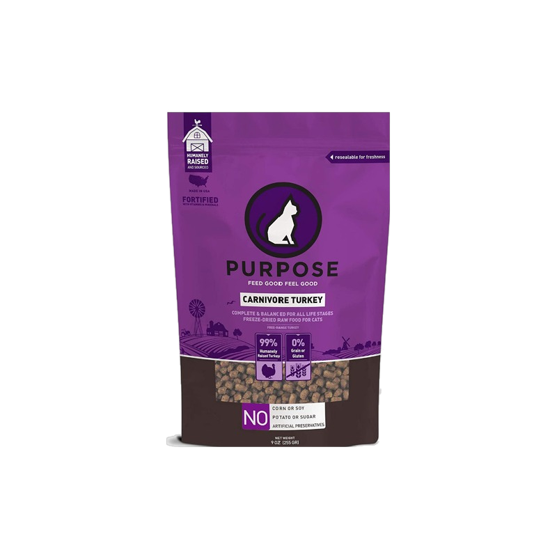 Purpose CARNIVORE 單一蛋白凍乾生肉肉粒 貓主糧 火雞肉