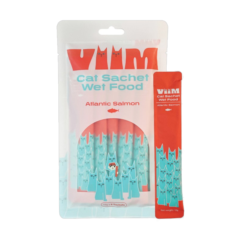 VIIM 貓用肉泥條 大西洋三文魚 12g x 6 條