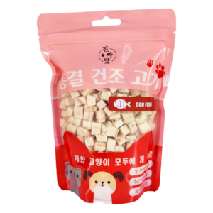 真味 凍乾小食 鱈魚粒 80g